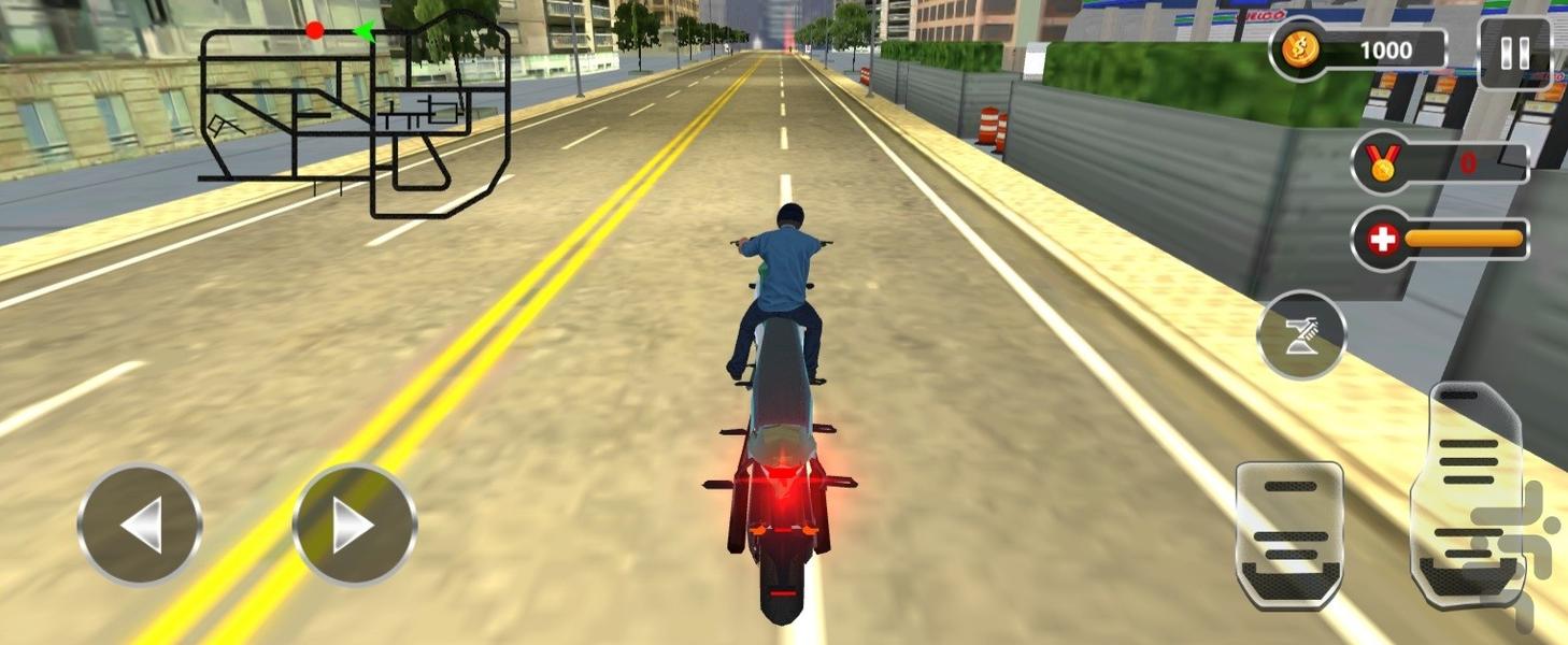 تاکسی موتوری سریع | موتور بازی - Gameplay image of android game