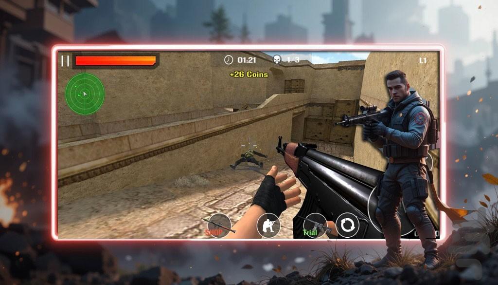 بازی تفنگی جدید - عکس بازی موبایلی اندروید