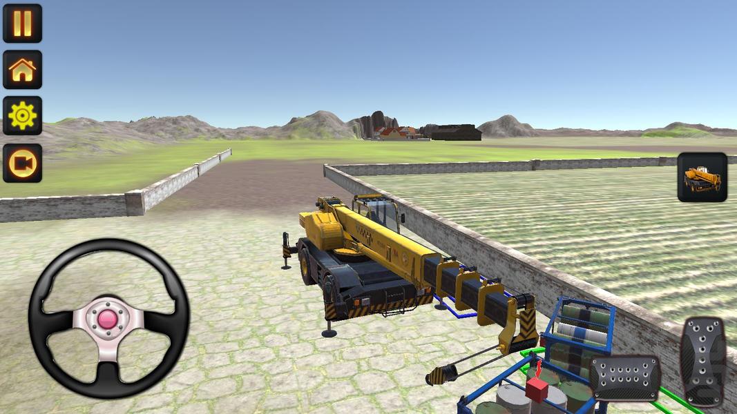 بازی جرثقیل | ماشین بازی - Gameplay image of android game