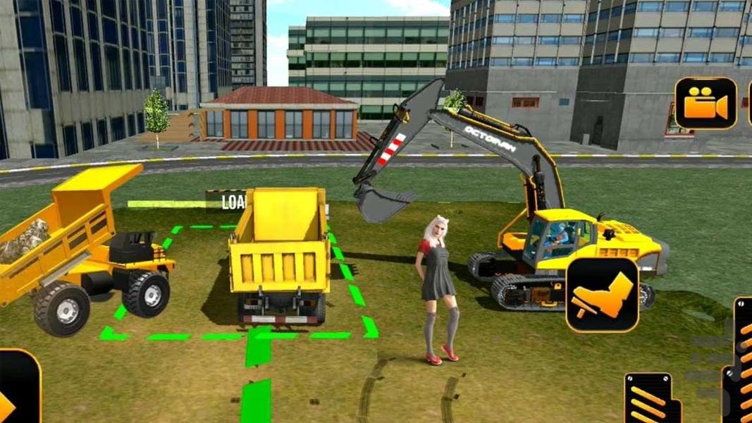 بازی جرثقیل | ماشین بازی - Gameplay image of android game