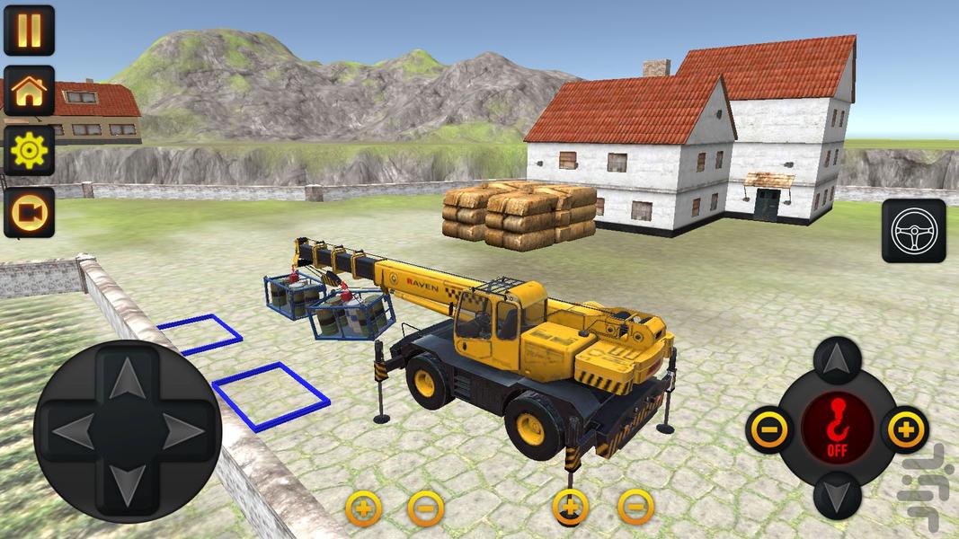 بازی جرثقیل | ماشین بازی - Gameplay image of android game