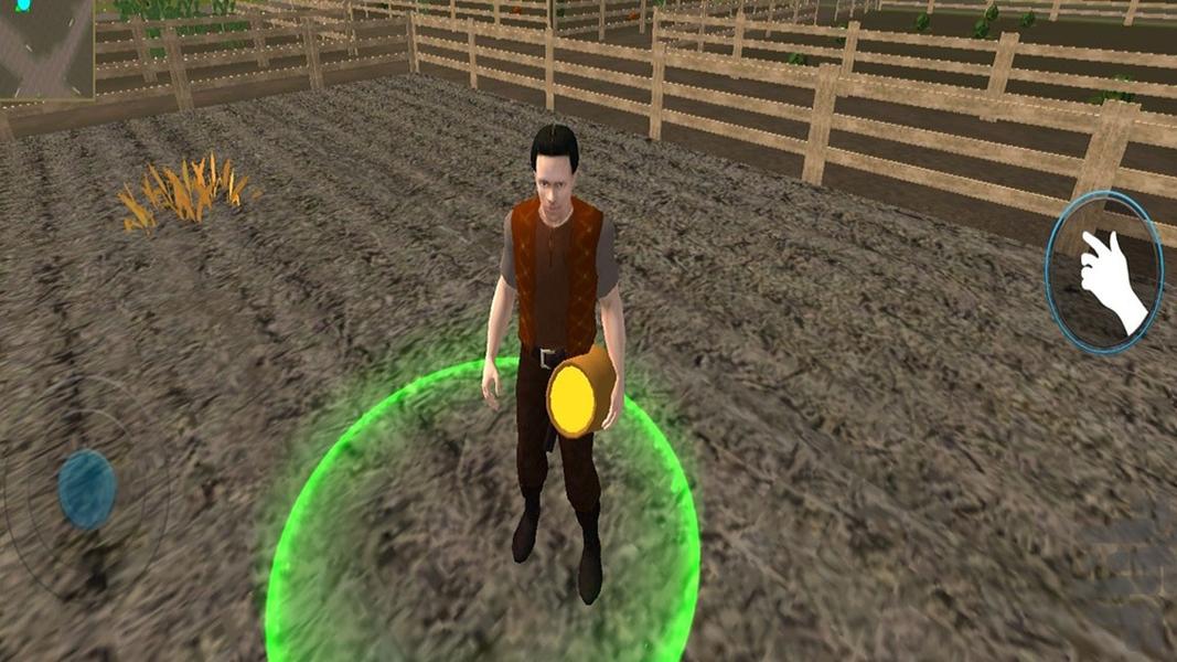بازی کشاورزی در مزرعه - Gameplay image of android game