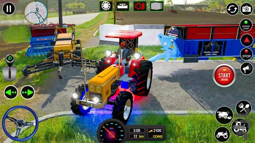 بازی کشاورزی در مزرعه - Gameplay image of android game