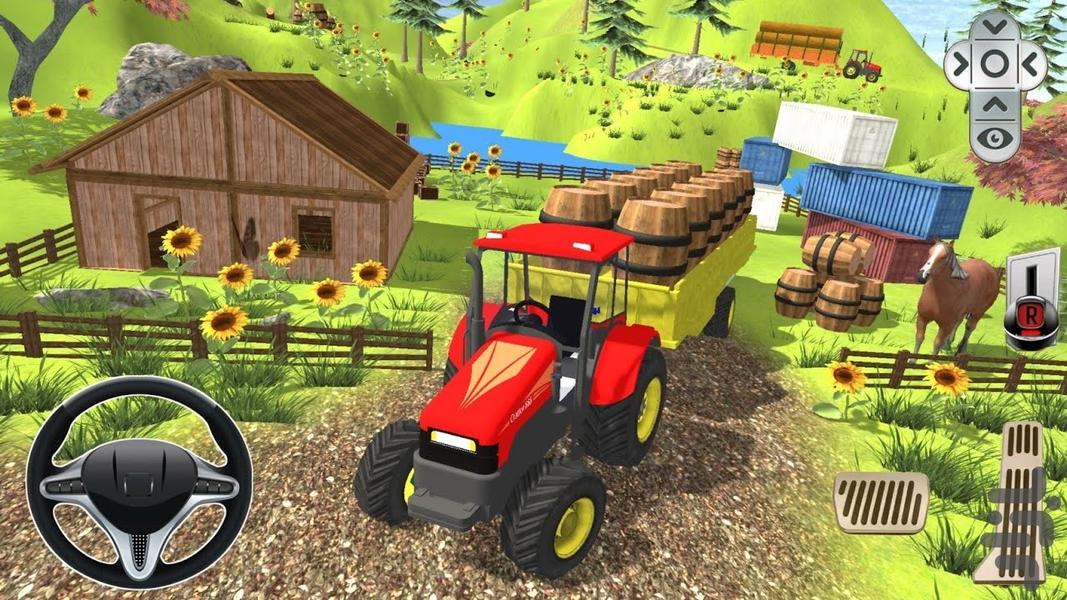 بازی کشاورزی در مزرعه - Gameplay image of android game