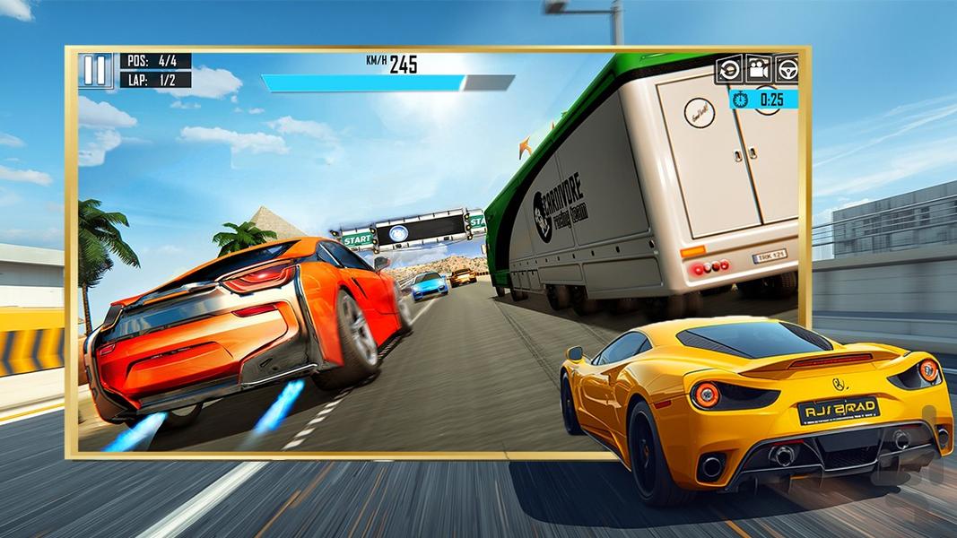 بازی تصادف ماشین - Gameplay image of android game