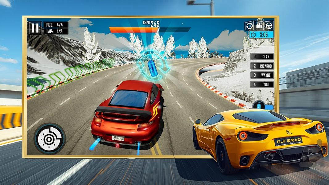 بازی تصادف ماشین - Gameplay image of android game