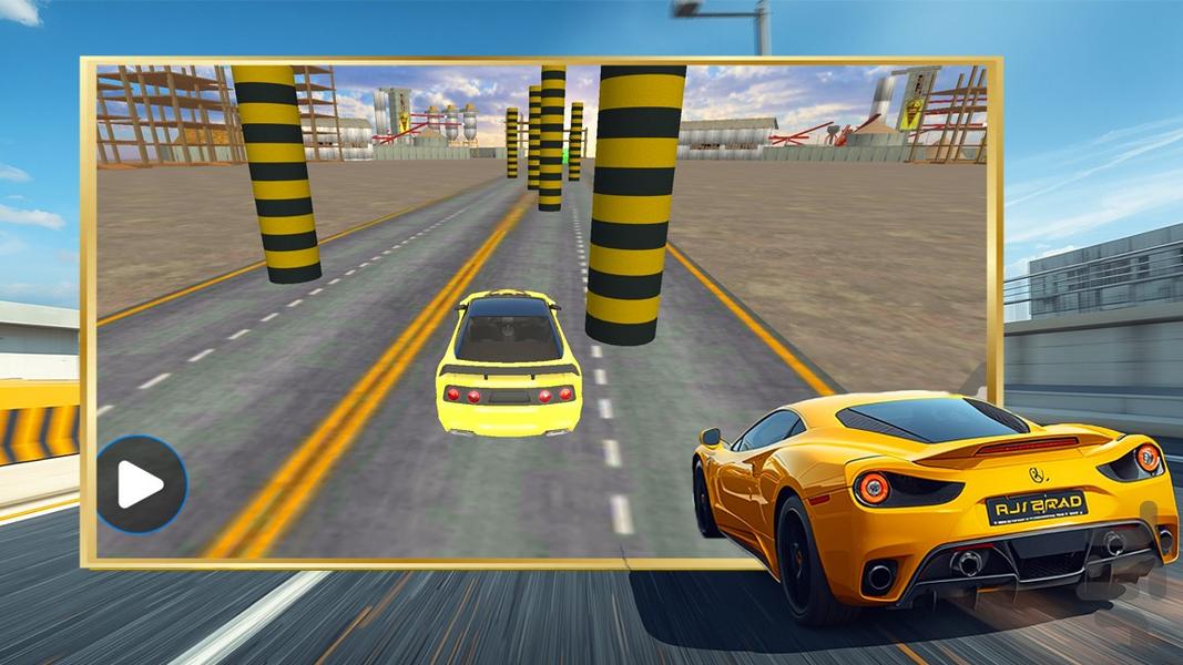 بازی تصادف ماشین - Gameplay image of android game