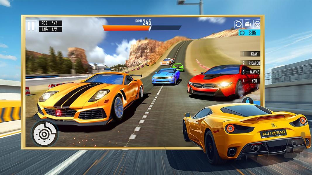 بازی تصادف ماشین - Gameplay image of android game