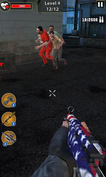 تفنگ بازی زامبی - Gameplay image of android game