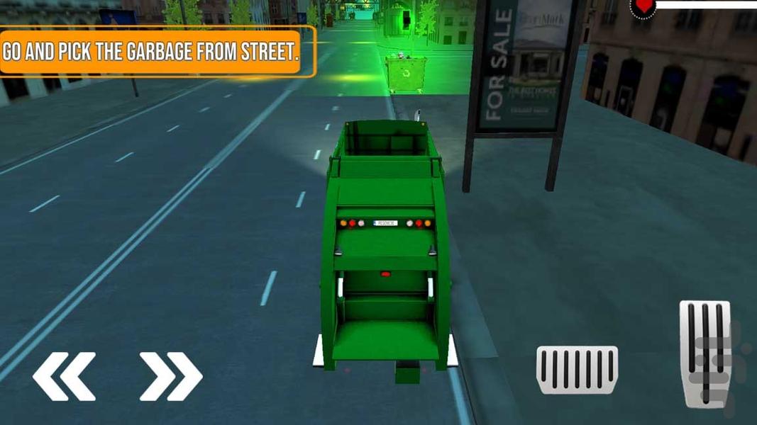 بازی کامیون حمل زباله | ماشین سنگین - Gameplay image of android game