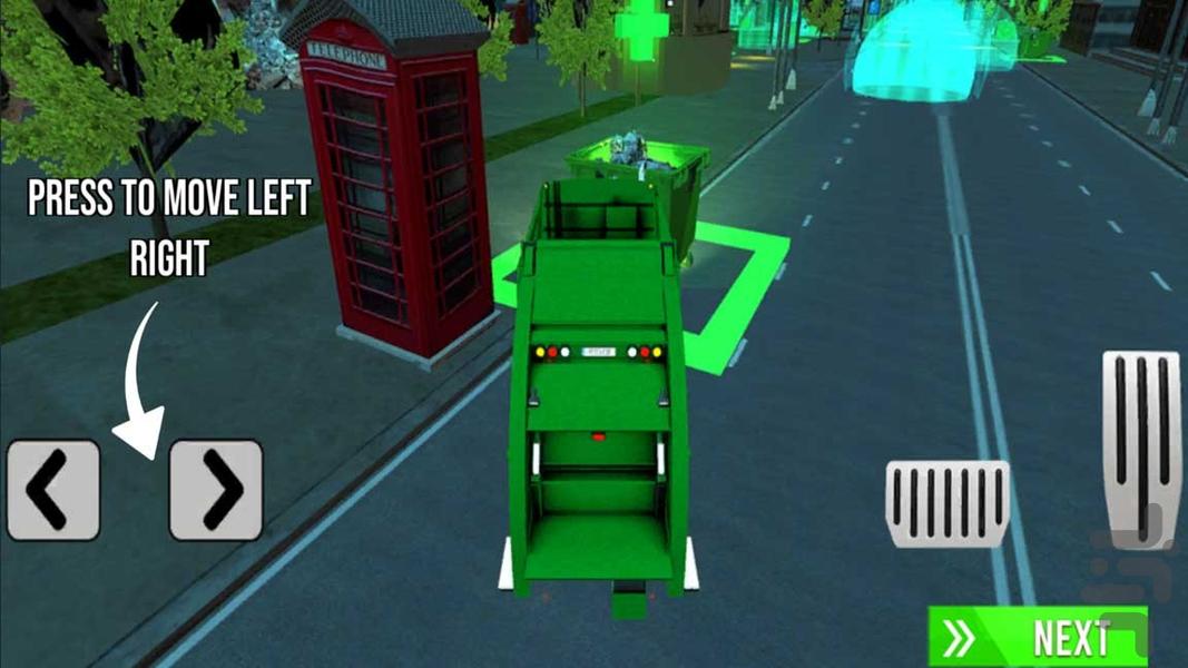 بازی کامیون حمل زباله | ماشین سنگین - Gameplay image of android game