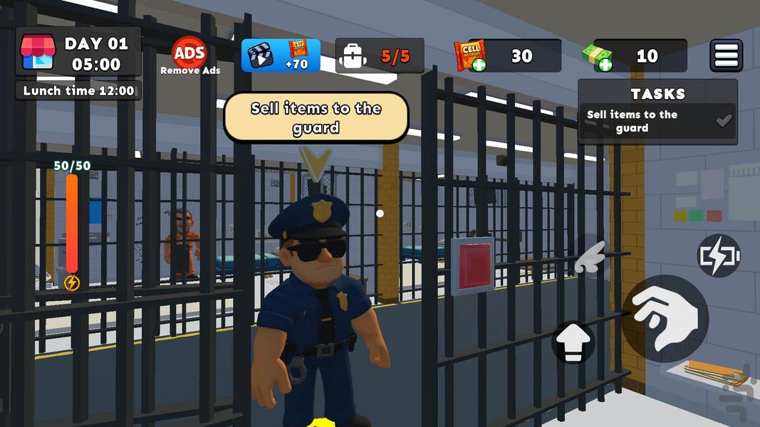 بازی فرار از زندان - Gameplay image of android game
