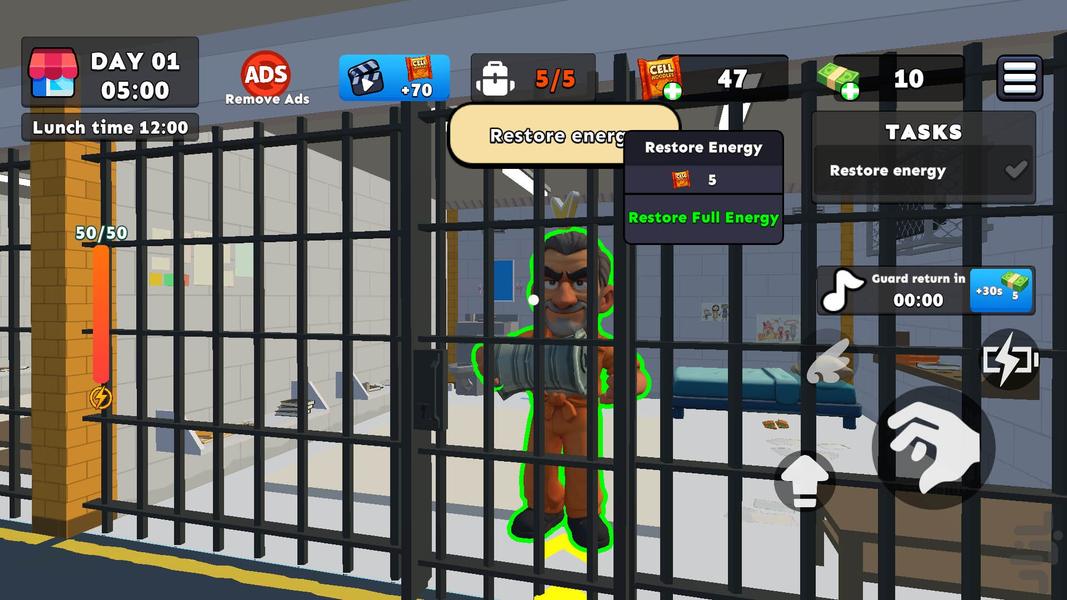 بازی فرار از زندان - Gameplay image of android game