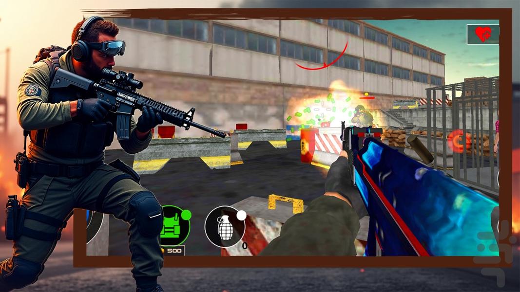 بازی تفنگی مدال افتخار - Gameplay image of android game