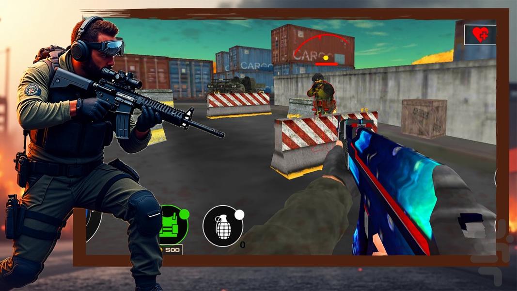 بازی تفنگی مدال افتخار - Gameplay image of android game