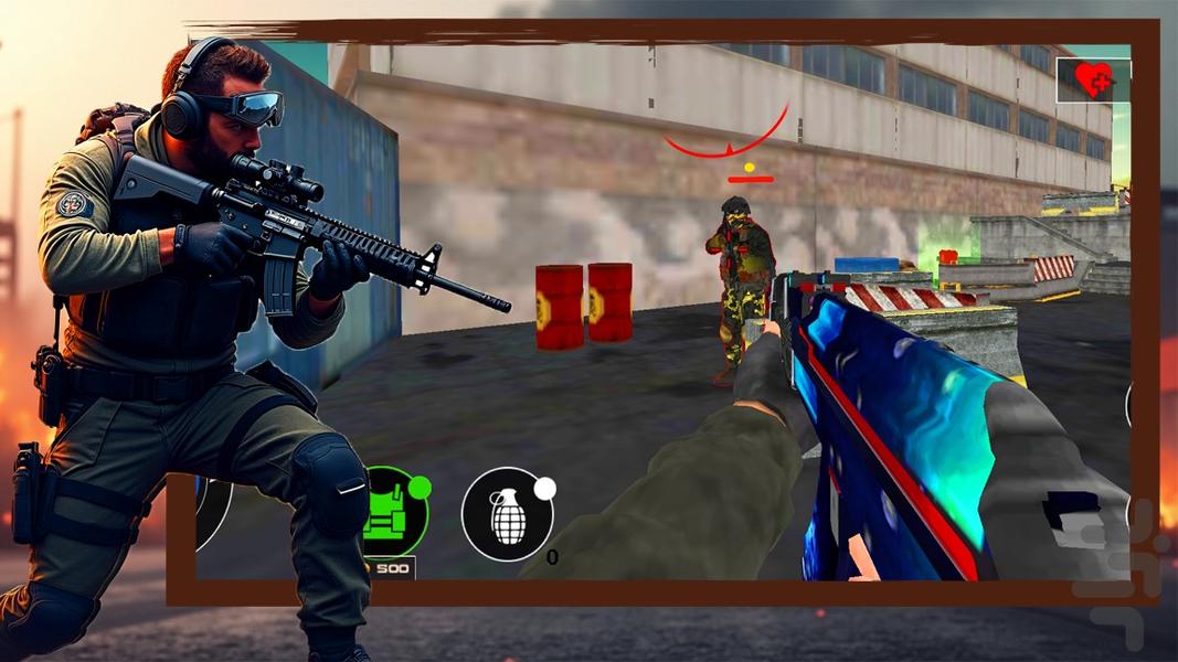 بازی تفنگی مدال افتخار - Gameplay image of android game