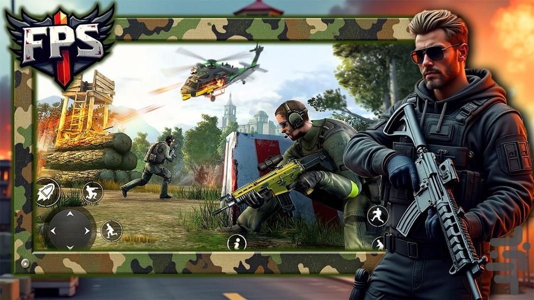 تفنگ بازی حمله موشکی - Gameplay image of android game