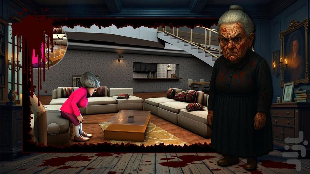 بازی ترسناک مادربزرگ - Gameplay image of android game