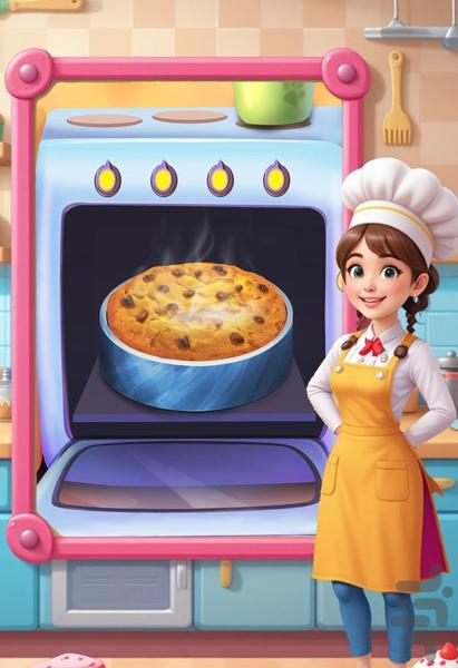 بازی آشپزی پخت کیک - عکس بازی موبایلی اندروید