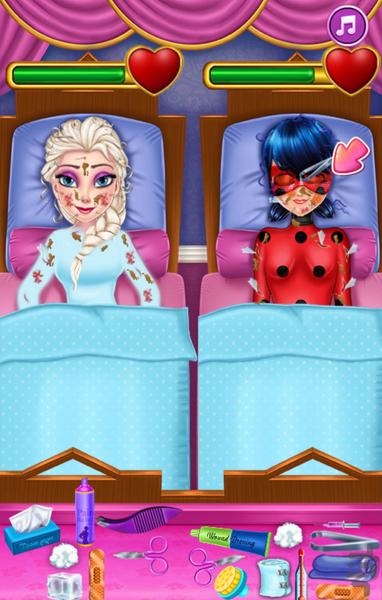 بازی دختر کفشدوزکی و پرنسس السا - Gameplay image of android game