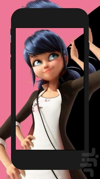 پس زمینه دخترکفشدوزکی وپسر گربه ای - Image screenshot of android app