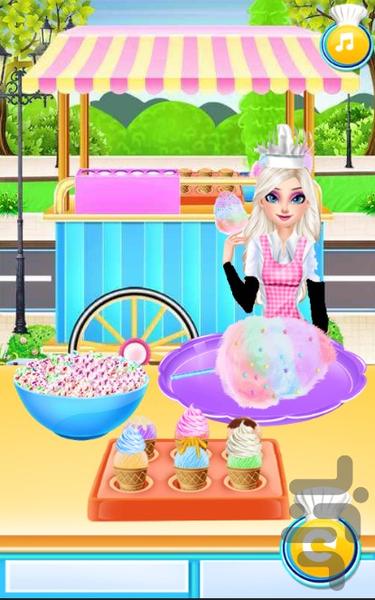 بستنی فروشی السا - عکس بازی موبایلی اندروید