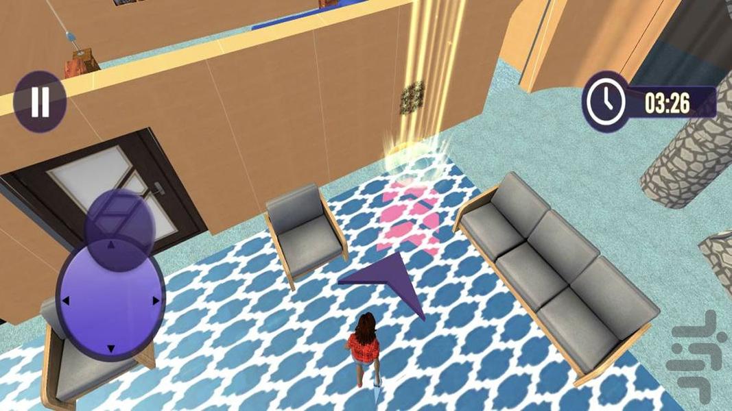 بازی دخترانه خونه داری - Gameplay image of android game