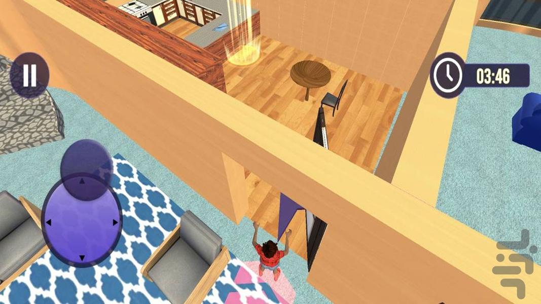 بازی دخترانه خونه داری - Gameplay image of android game