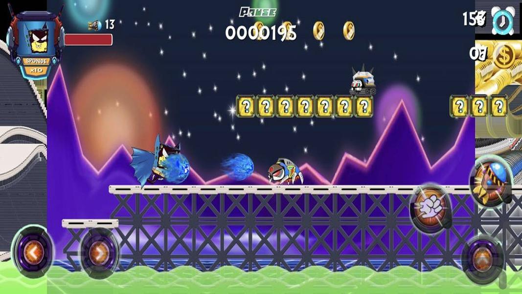 بازی باب اسفنجی - Gameplay image of android game