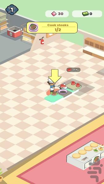 بازی دخترانه اشپزی - Gameplay image of android game