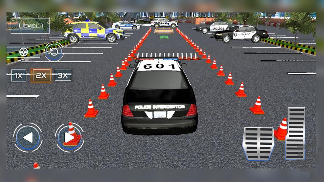 بازی ماشین پلیس - Gameplay image of android game