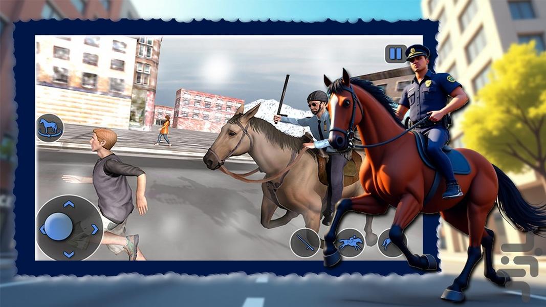 بازی پلیس اسبی - Gameplay image of android game