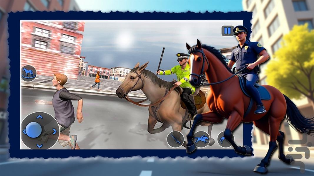 بازی پلیس اسبی - Gameplay image of android game