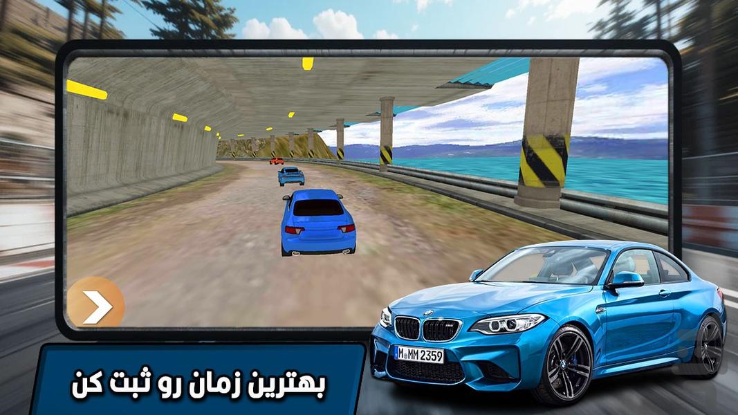 ماشین بازی مسابقه ای - عکس بازی موبایلی اندروید
