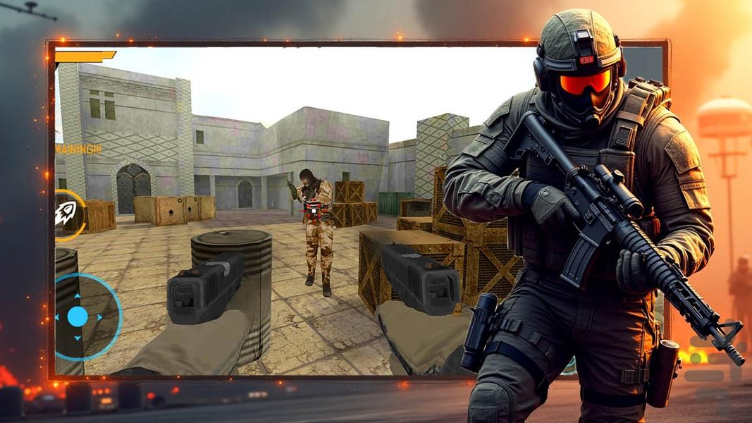 بازی جنگ جهانی دوم - Gameplay image of android game