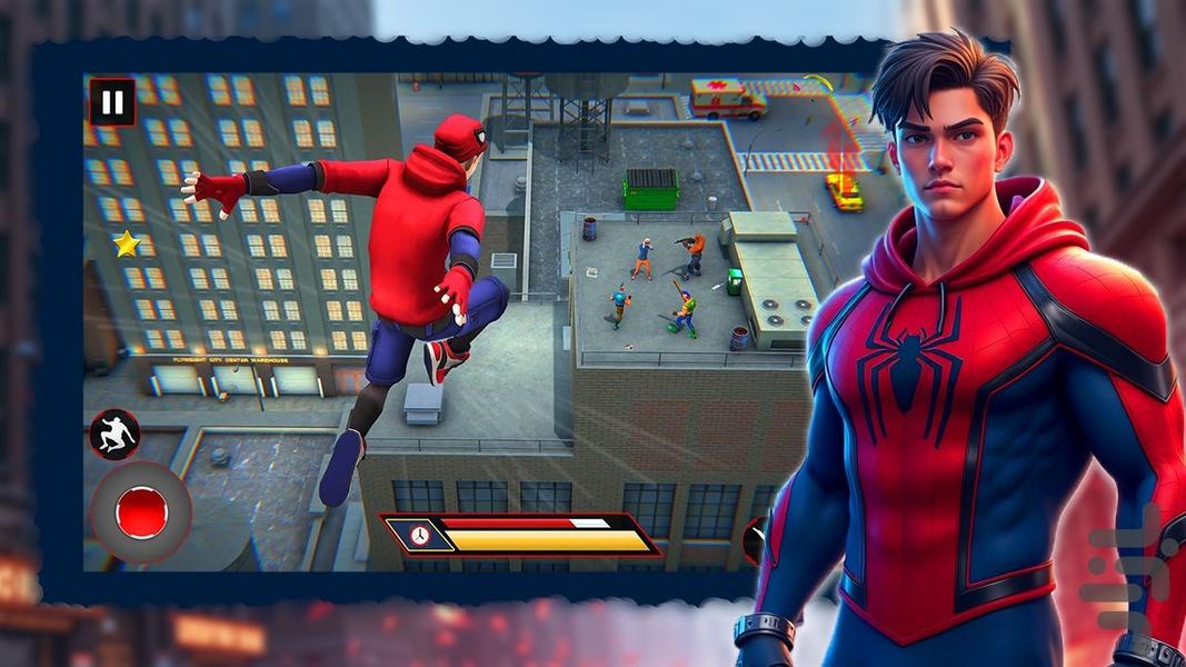 بازی مرد عنکبوتی - Gameplay image of android game