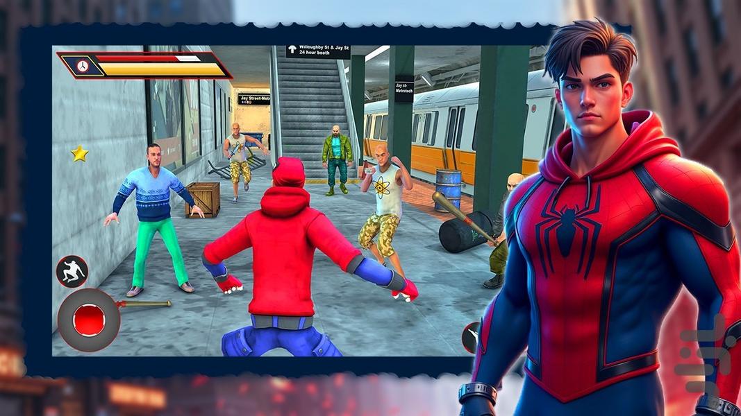 بازی مرد عنکبوتی - Gameplay image of android game