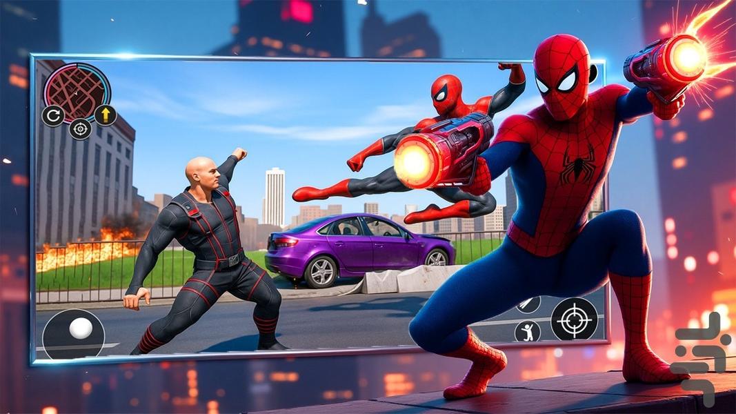 بازی اسپایدرمن - Gameplay image of android game