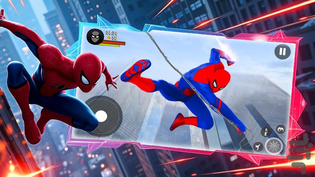 بازی مرد عنکبوتی - Gameplay image of android game