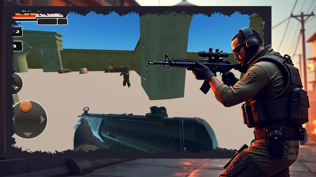 بازی تفنگی تیراندازی - Gameplay image of android game