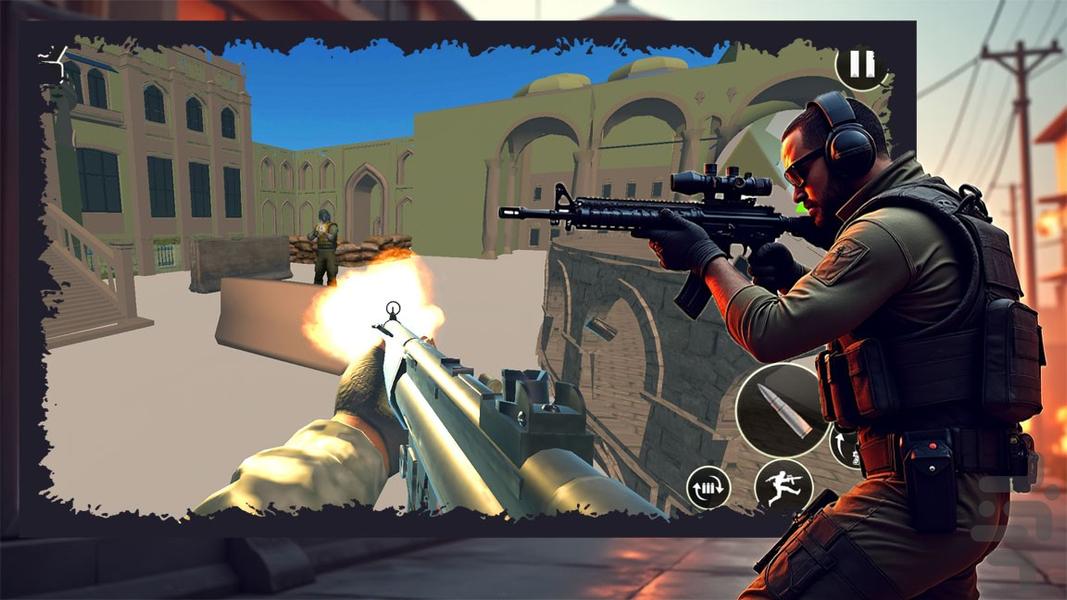 بازی تفنگی تیراندازی - Gameplay image of android game