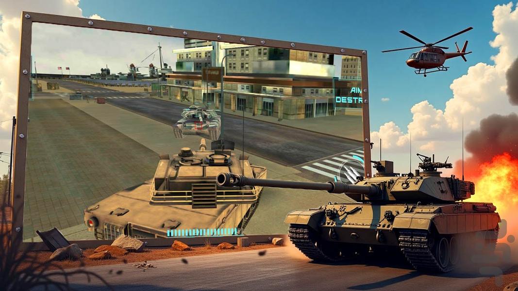 بازی تانک جنگی - عکس بازی موبایلی اندروید