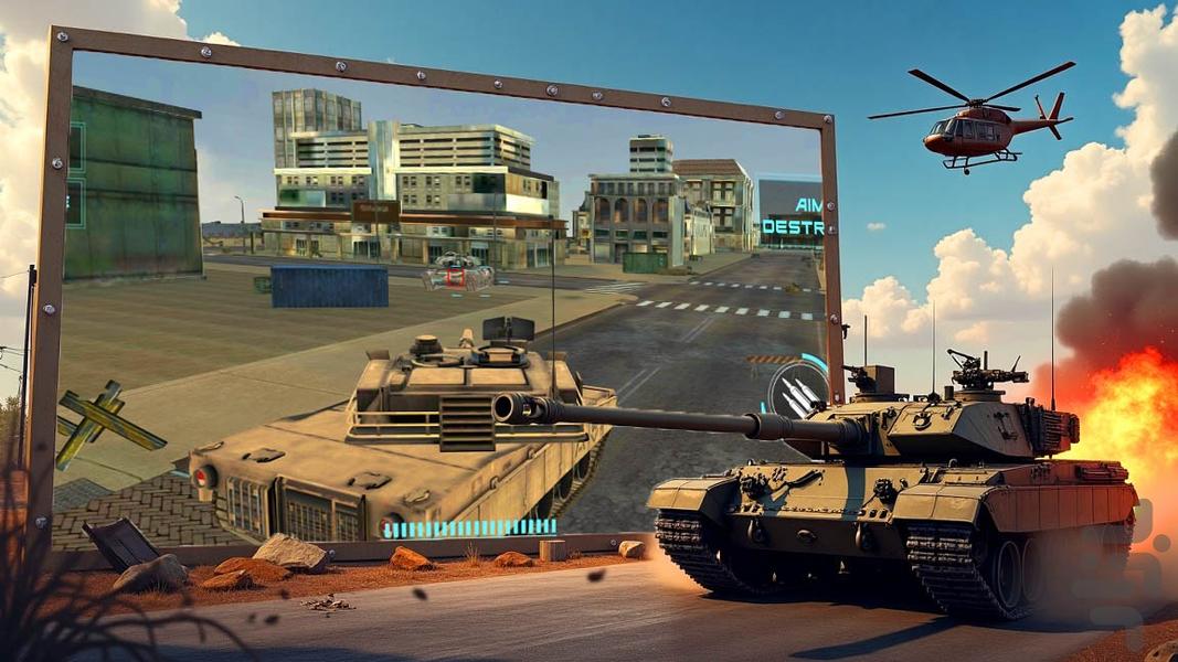 بازی تانک جنگی - عکس بازی موبایلی اندروید