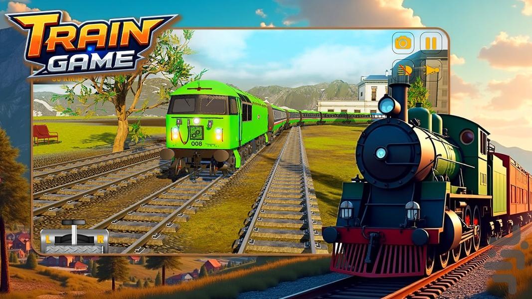 بازی قطار شادی - Gameplay image of android game