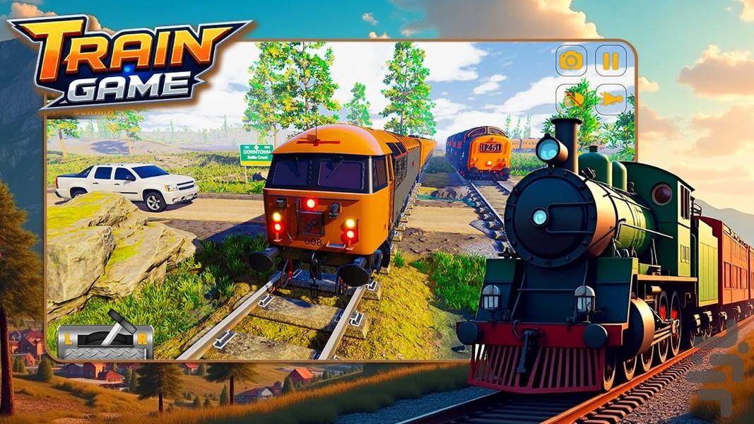 بازی قطار شادی - Gameplay image of android game