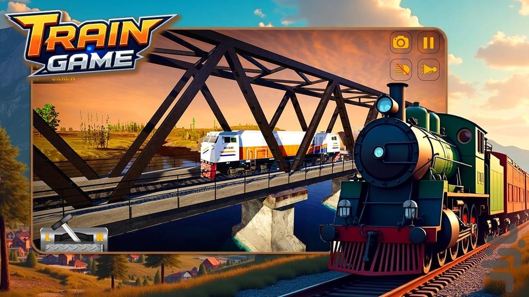 بازی قطار شادی - Gameplay image of android game