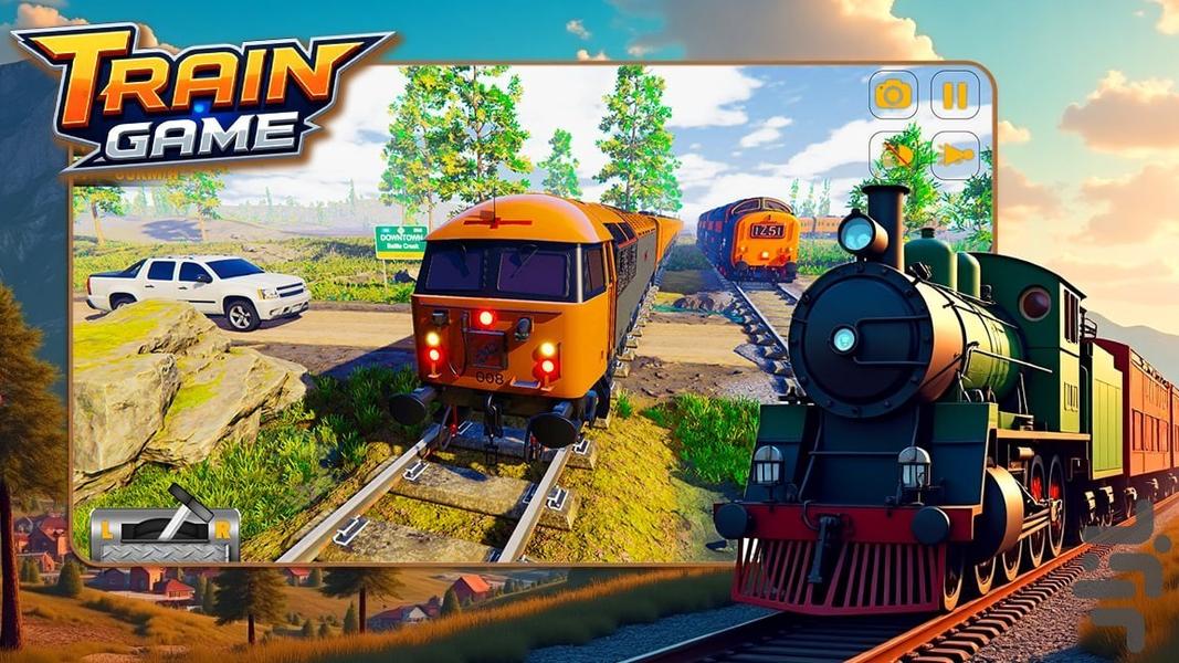 بازی قطار شادی - Gameplay image of android game