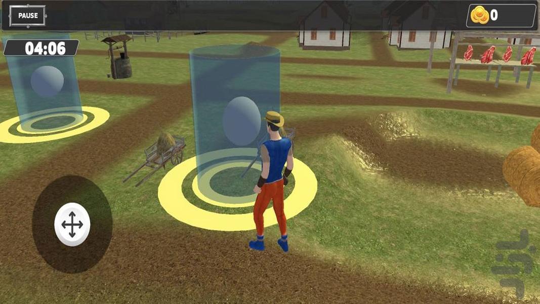 بازی رانندگی با تراکتور - Gameplay image of android game