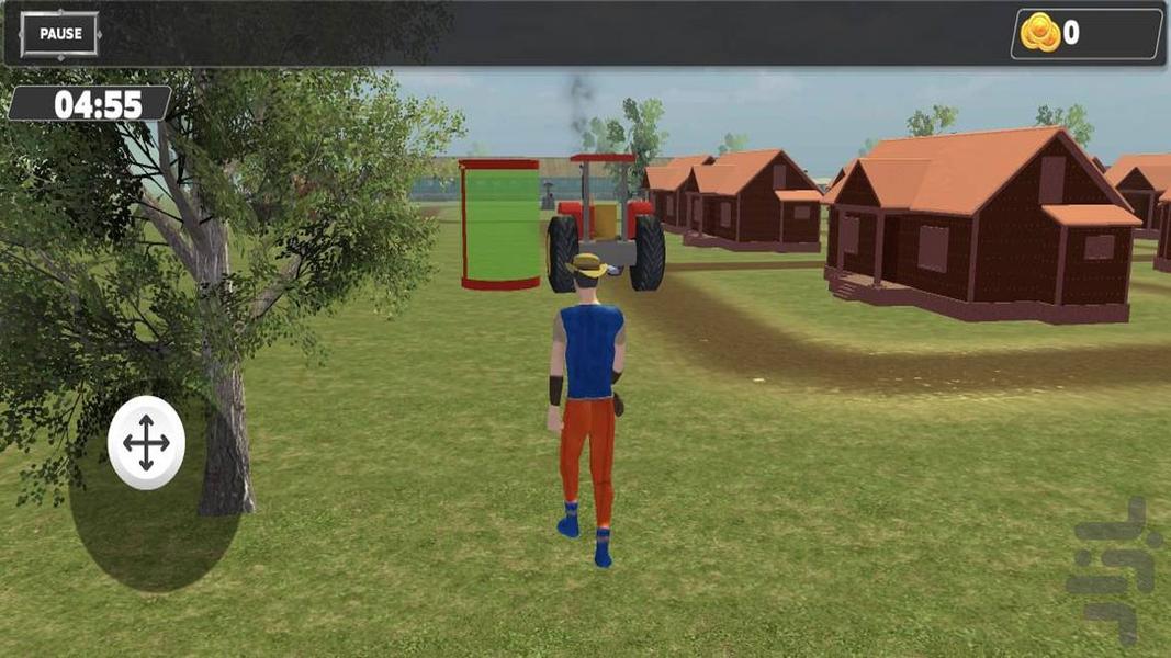 بازی رانندگی با تراکتور - Gameplay image of android game