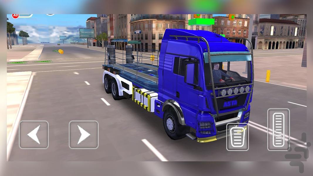 بازی کامیون حمل ماشین - Gameplay image of android game